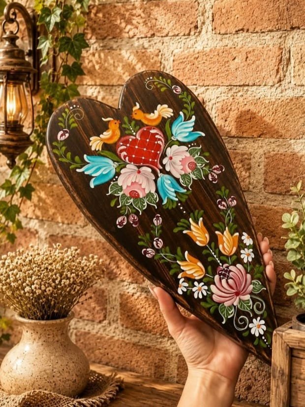 Bordado em caixa decorativa