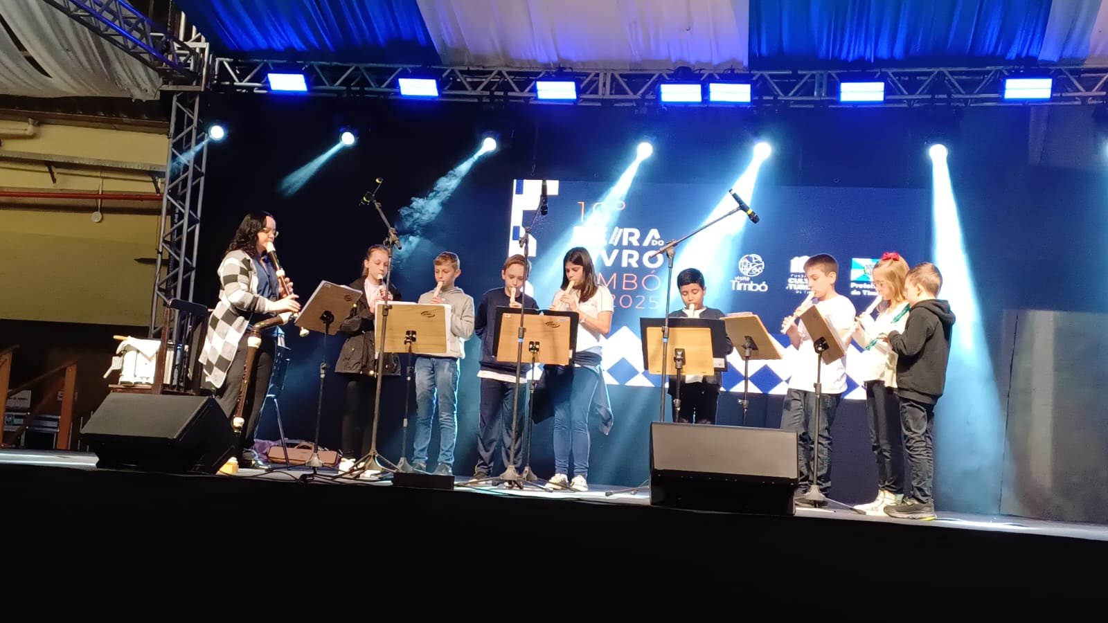 Apresentação dos alunos de música